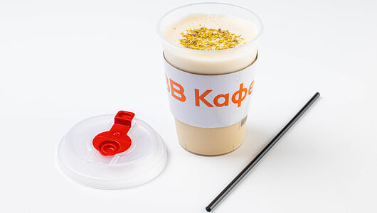 Кофе раф фисташковый, кафе