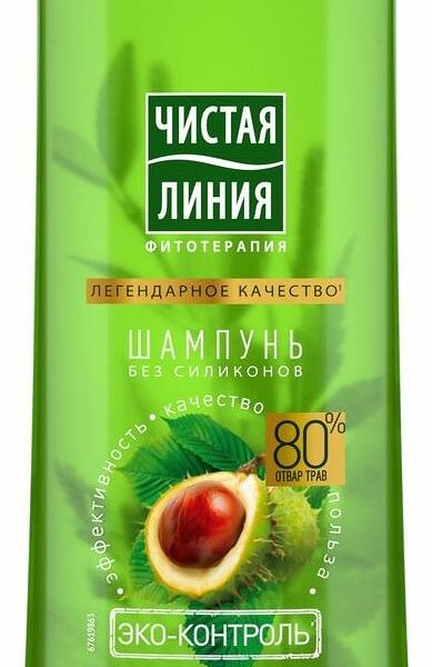Шампунь Чистая Линия Конский каштан против выпадения волос