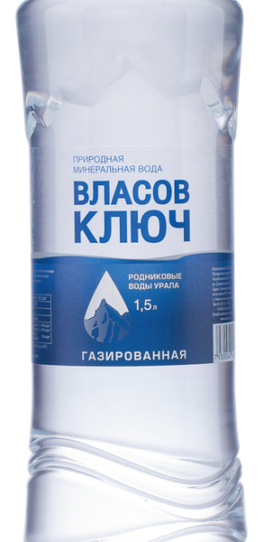 Вода минеральная Власов ключ столовая газированная