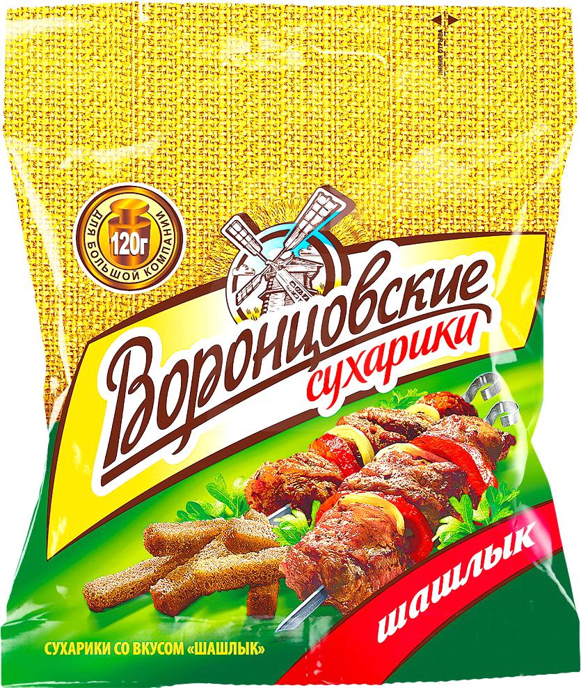 

Сухарики Воронцовские Шашлык ржано-пшеничные