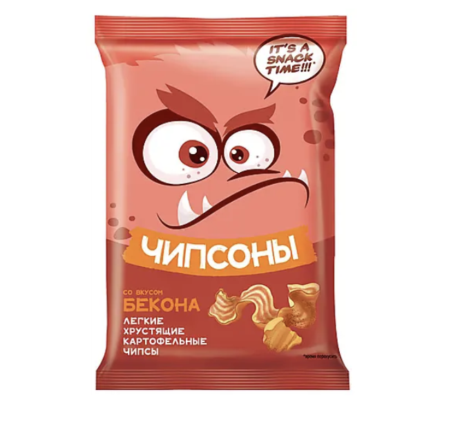 

Чипсы Чипсоны картофельные с беконом