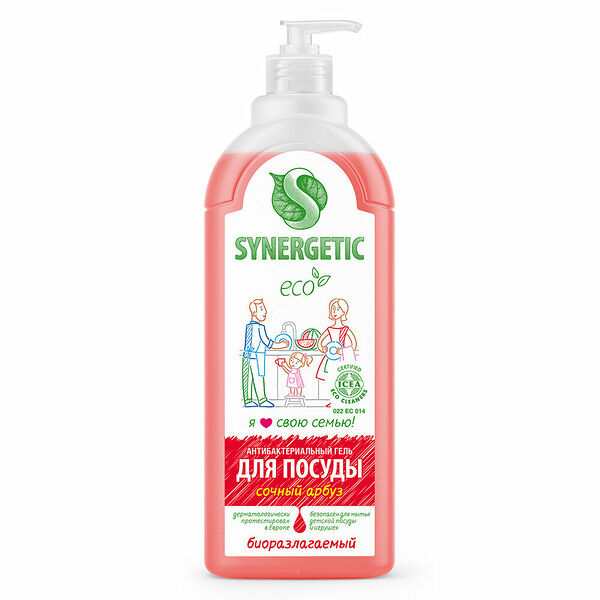 Средство для мытья посуды Synergetic Сочный Арбуз