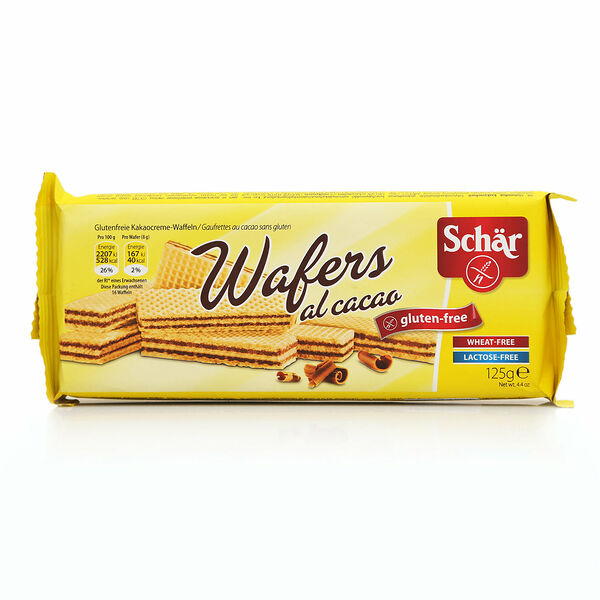 Вафли кукурузные с какао-кремовой начинкой без глютена ТМ Schar (Шар)