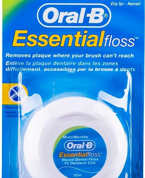 Зубная нить Oral-B Essential Floss вощеная Мята 50 м