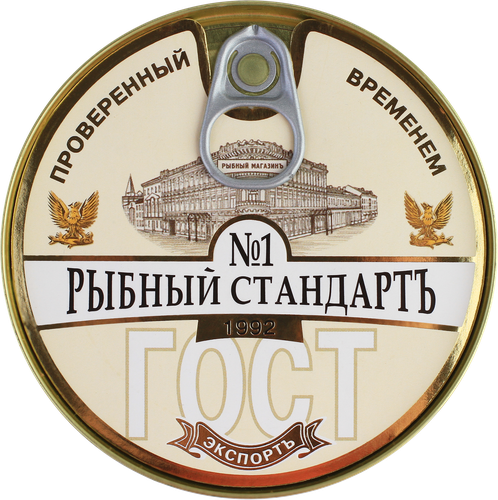 

Шпроты Рыбный стандартъ №1 в масле 160 г