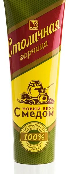 Горчица МЖК Столичная с медом 100г