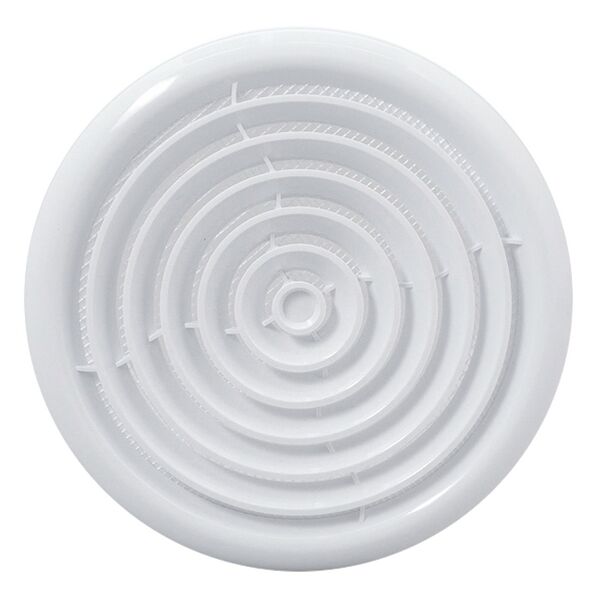 Диффузор приточно-вытяжной со стопорным кольцом и фланцем, 150 мм