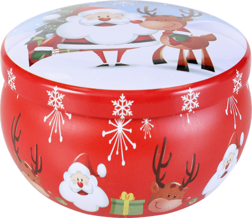 

Свеча HOMECLUB Новогодняя ароматизированная в металлической банке 1 шт