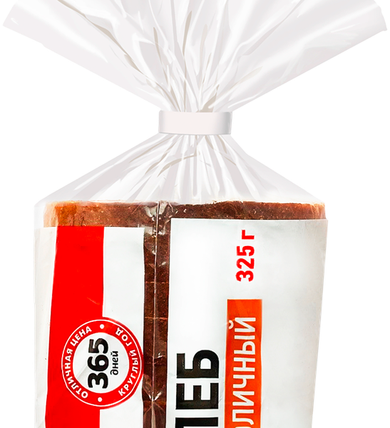 Хлеб 365 ДНЕЙ Столичный, в нарезке