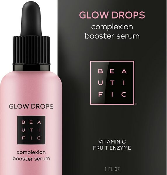 Сыворотка-бустер для лица Beautific Glow Drops для идеального цвета лица с витамином С 30мл