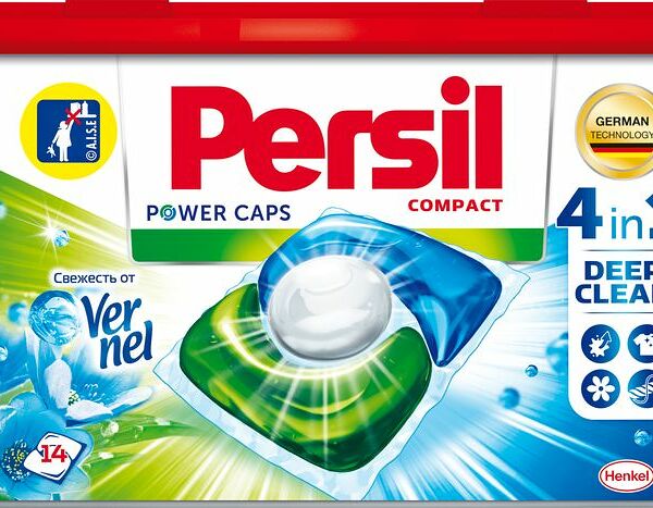 Капсулы для стирки Persil Power Caps 4in1 Свежесть от Vernel концентрированные 14шт