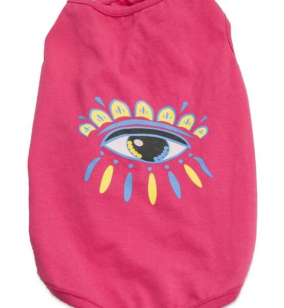 Футболка для собак S красный (унисекс)