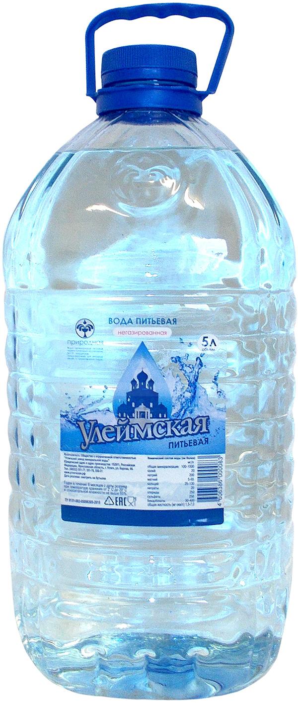 

Вода Улеймская негазированная 5л