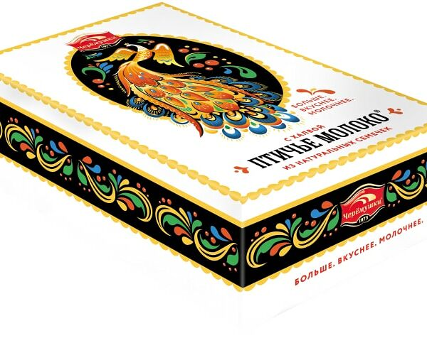 Торт Черемушки Птичье молоко с халвой 600г