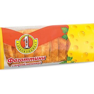 Фаготтини Первый Хлебокомбинат с сырной начинкой, 70 г