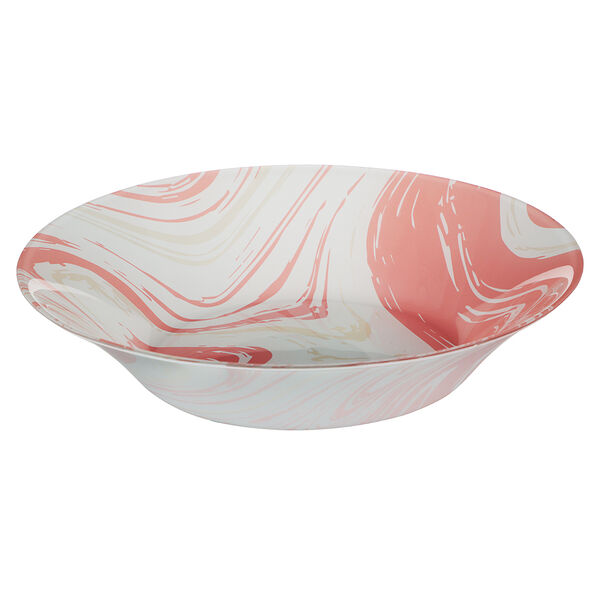 Pasabahce тарелка глубокая d-22см, h-4,5см, пинк лава, стекло