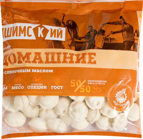 

Пельмени Ишимский мясокомбинат Домашние 800 г
