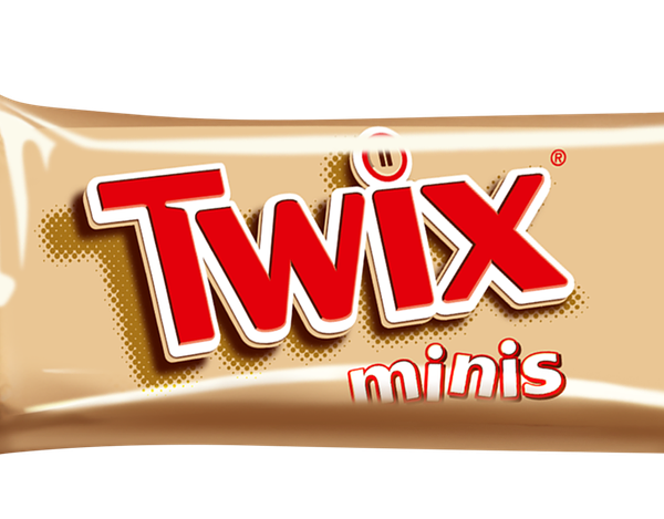 Печенье сахарное TWIX minis с карамелью покрытые молочным шоколадом вес до 250 г