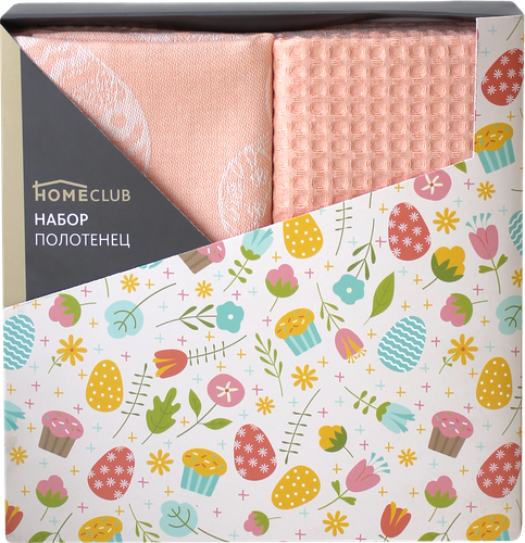 

Набор кухонных полотенец HOMECLUB Easter 40х60см, 2шт