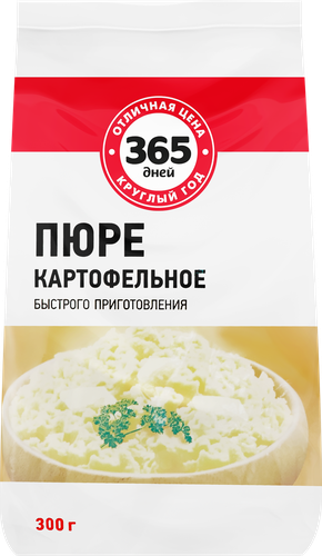 

Пюре картофельное 365 ДНЕЙ, 300г