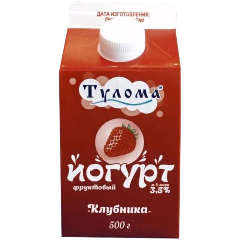 

Йогурт Тулома Клубника 3.5% 500 г