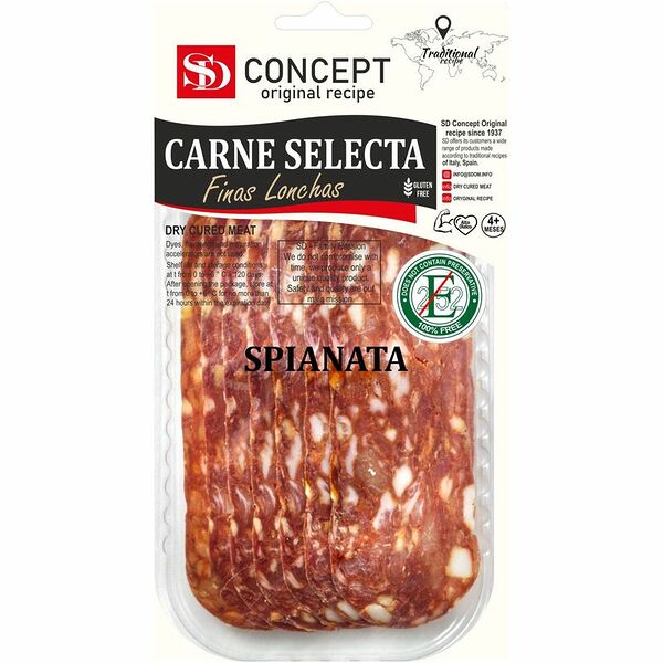 Колбаса SD Spianata сыровяленая полусухая категории А