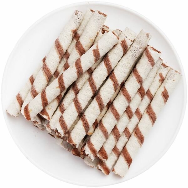 Вафельные трубочки Лесной орех с шоколадно-ореховой начинкой Яшкино вес