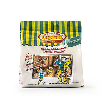 Мини-сушки Семейка Озби глазированные, 150г