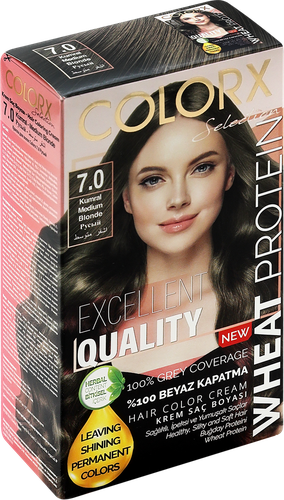 

Краска для волос COLORX 7.0 Русый, 115мл