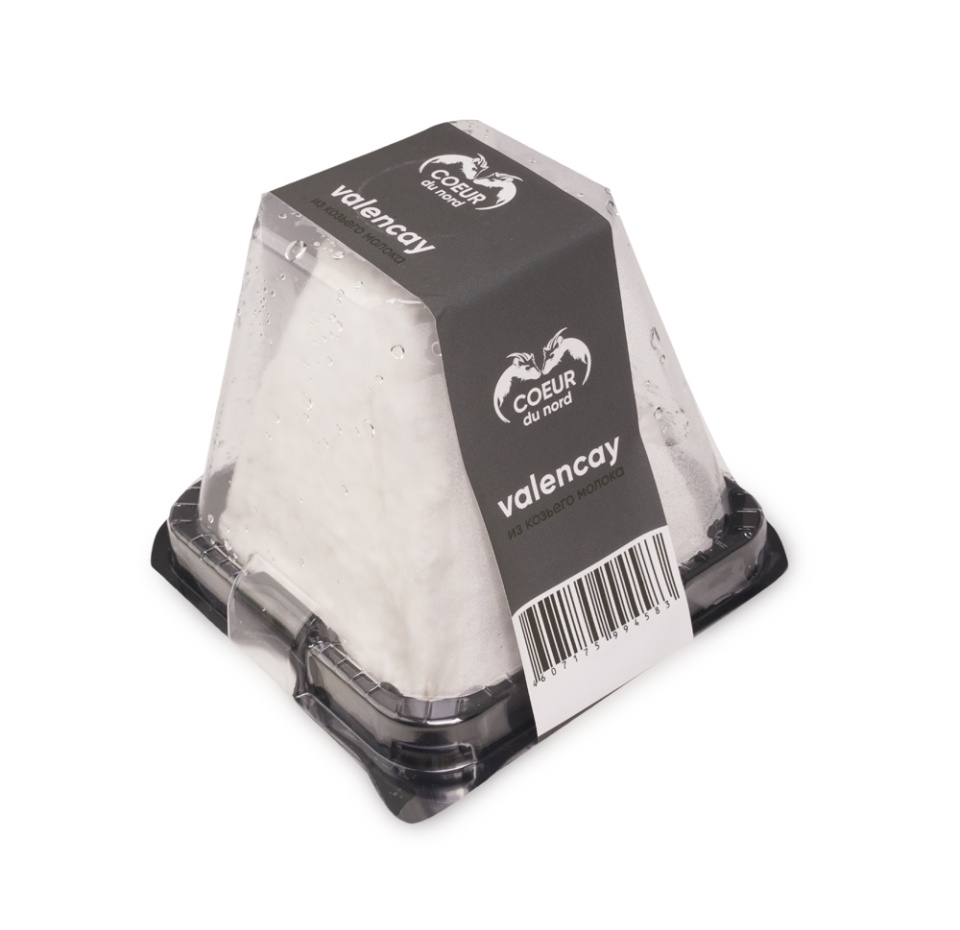 

Сыр мягкий - валансе козий 30% ТМ Coeur du nord (Кор ди норд)