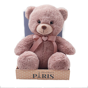 Игрушка мягкая ПЛЮШЛЕНД Мишка Ларс темно-розовый 21см