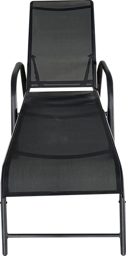 

Шезлонг Giardino Club 180х65х97 см, черный, текстилен