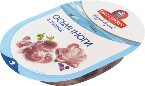

Осьминог САНТА БРЕМОР обыкновенный, мясо в заливке, 180г
