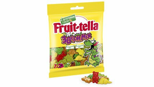 Жевательный мармелад Fruit-tella Звери Mix 70г