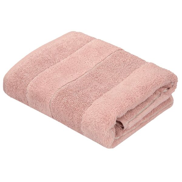 Полотенце махровое ДМ-Текстиль Serenity, розовый, хлопок, 50х90 см