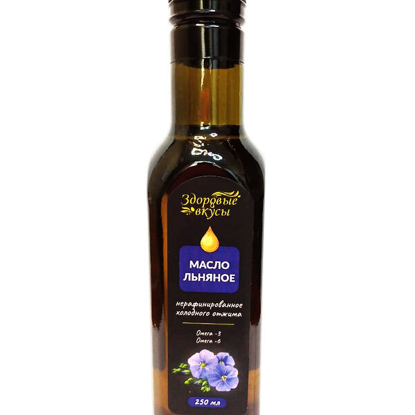 Масло Здоровые вкусы 250мл льняное