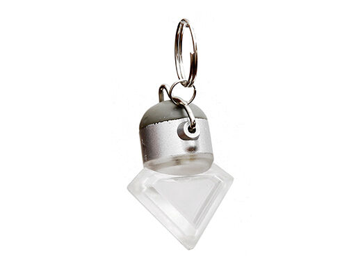 Брелок на ошейник Каскад Бриллиант мигающий большой