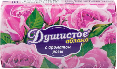 

Мыло твердое Душистое Облако с ароматом розы 90 г