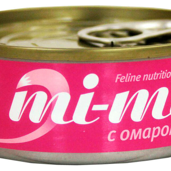 Корм для кошек  Mi-Mi с омаром 80г