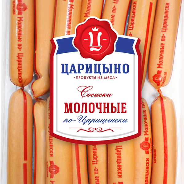 Сосиски Царицыно Молочные по-царицынски категория Б, вес