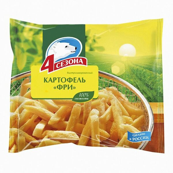 Картофель фри 4 Сезона замороженный
