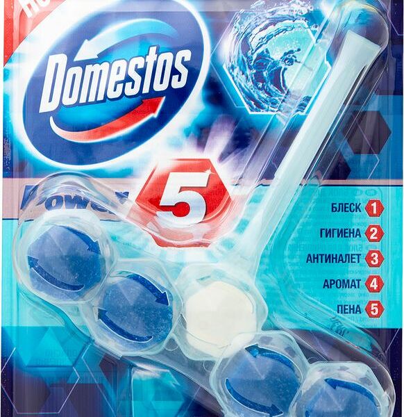Туалетный блок Domestos Power 5 Свежесть океана