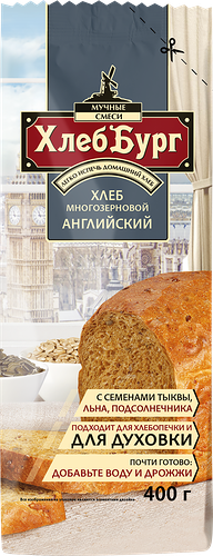 Смесь мучная ХлебБург Хлеб Английский многозерновой