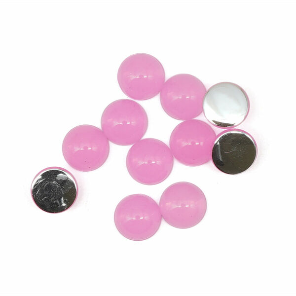 Полубусины желейные 8мм, 25шт/упак, Astra&Craft(J12 розовый)