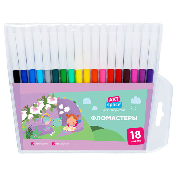 Фломастеры 18 цв Рассказы WP_92201