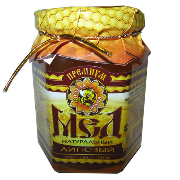 Мед натуральный пчела Маня Премиум липовый 250г