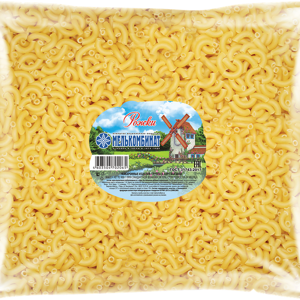 Макароны МЕЛЬКОМБИНАТ Рожки группа В