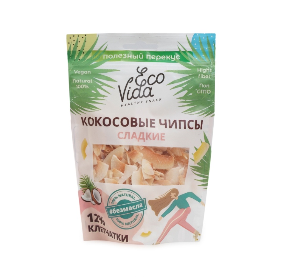 

Чипсы кокосовые EcoVida сладкие