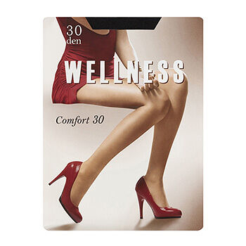 Колготки Comfort, Wellness, цвет 1012 (чёрный), 30 den, размер 3