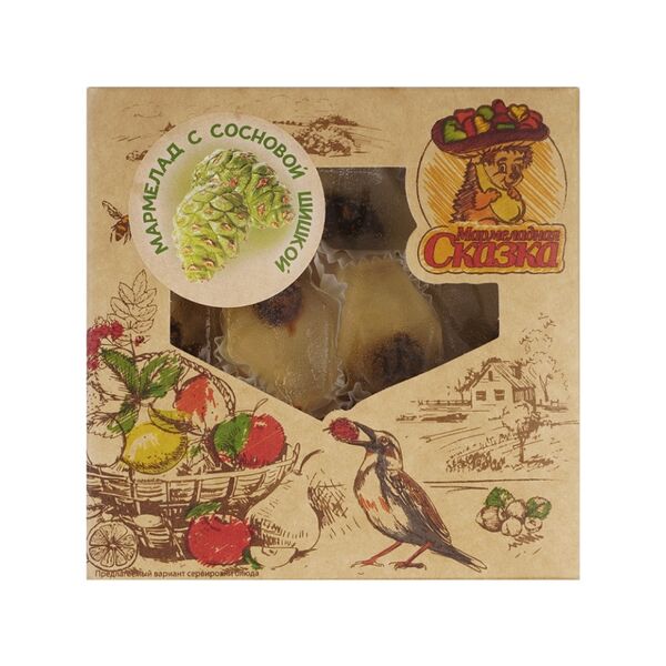 Мармелад Мармеладная сказка желейный формовой с сосновой шишкой 200 г